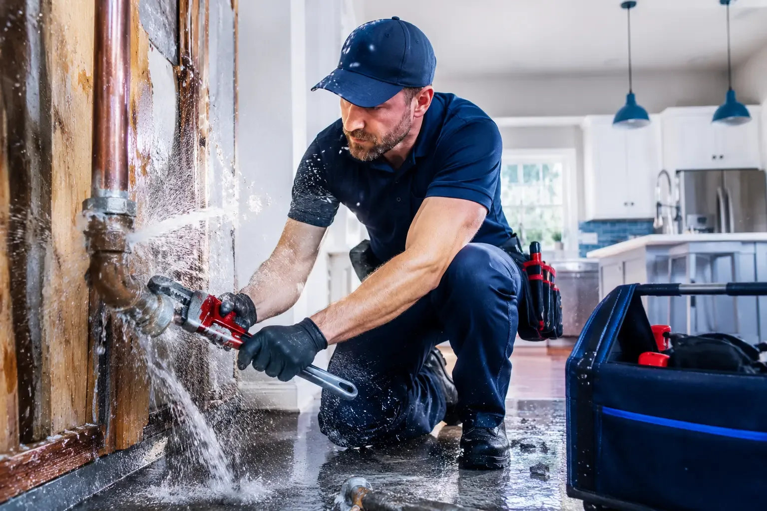 Local emergency pipe repair professionals in Nallen, WV